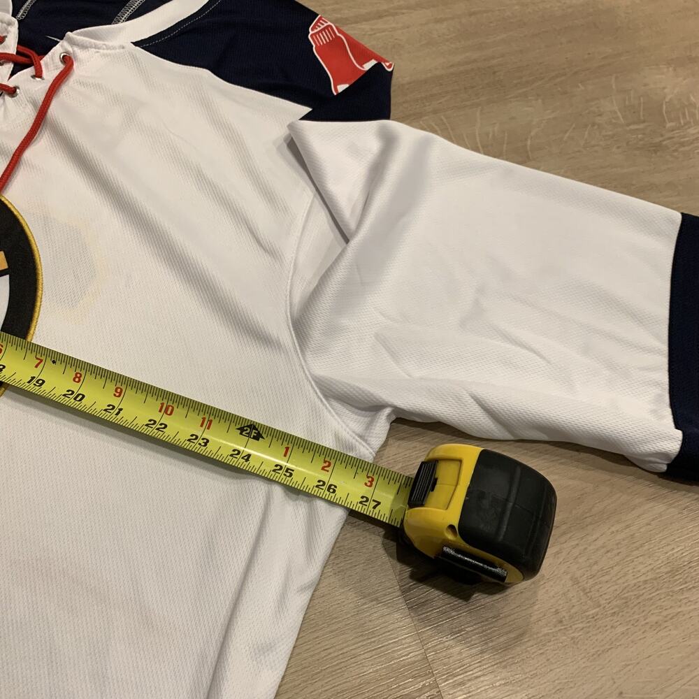 MLB NHL Boston Red Sox x Bruins Fenway Park SGA Hockey Jersey Men's XL White - Picture 6 of 7